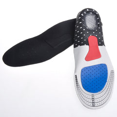Men and women silicon Gel Insoles for Foot Care and Plantar Fasciitis Heel Spur Insoles Shock Absorption Pads
